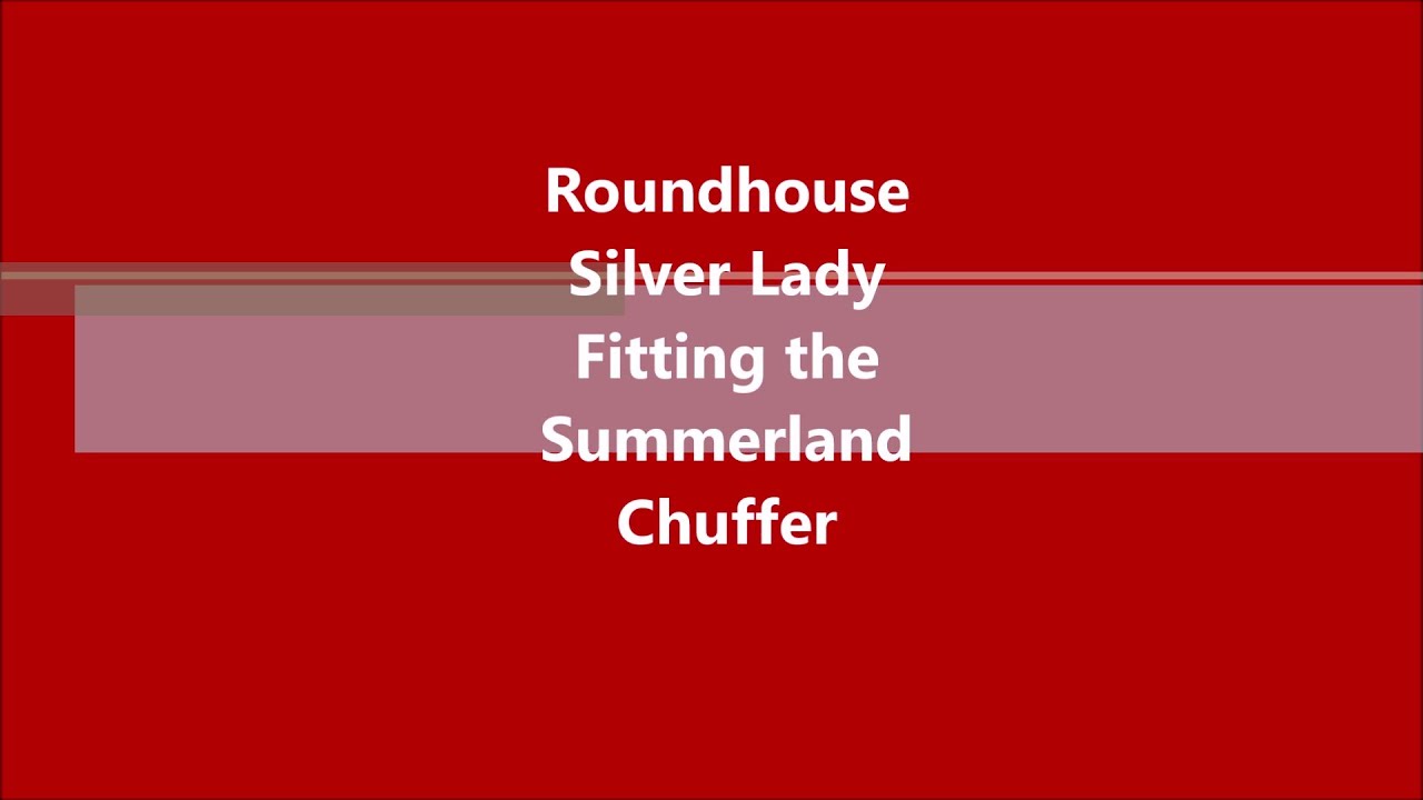 Roundhouse Silver Lady Live steam Model loco fitting the Summerlands Chuffer and a quick look