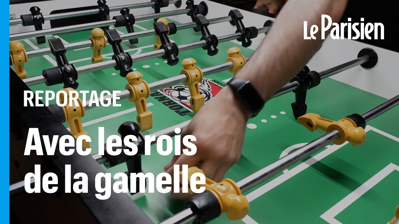 À l'entraînement avec des joueurs de l'équipe de France de baby-foot préparant les mondiaux