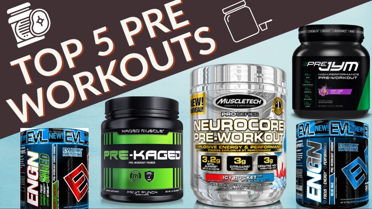 TOP 5 PRE WORKOUT SUPPLEMENTS | Best PreWorkouts 2020 | Pre-Workout