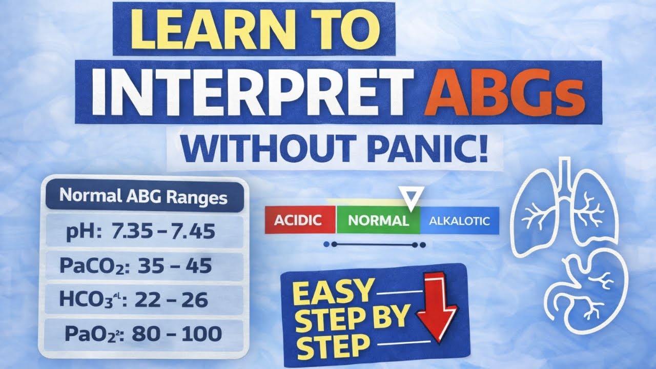 ABGs Without Panic: How to Interpret ABGs the NCLEX Way (Step-by-Step)