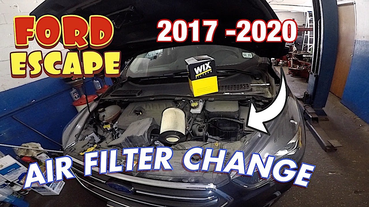 How to replace Engine Air filter on 2017 Ford Escape