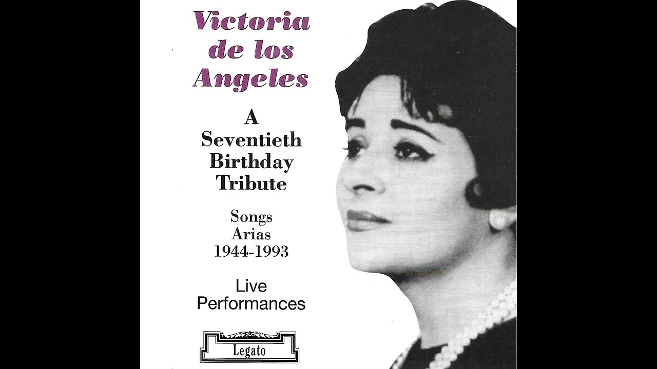 Victoria de los Angeles sings Le nozze di Figaro live
