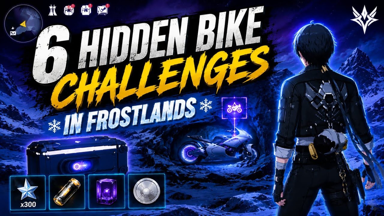 All 6 Hidden Bike Challenges in Frostlands | Wuthering Waves
