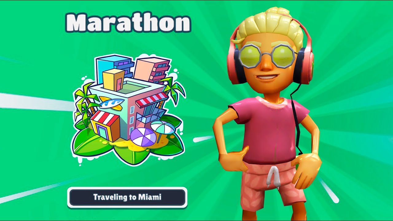 Subway Surfers NEW Marathon Miami 2023 : DYLAN WALKMAN OUTFIT