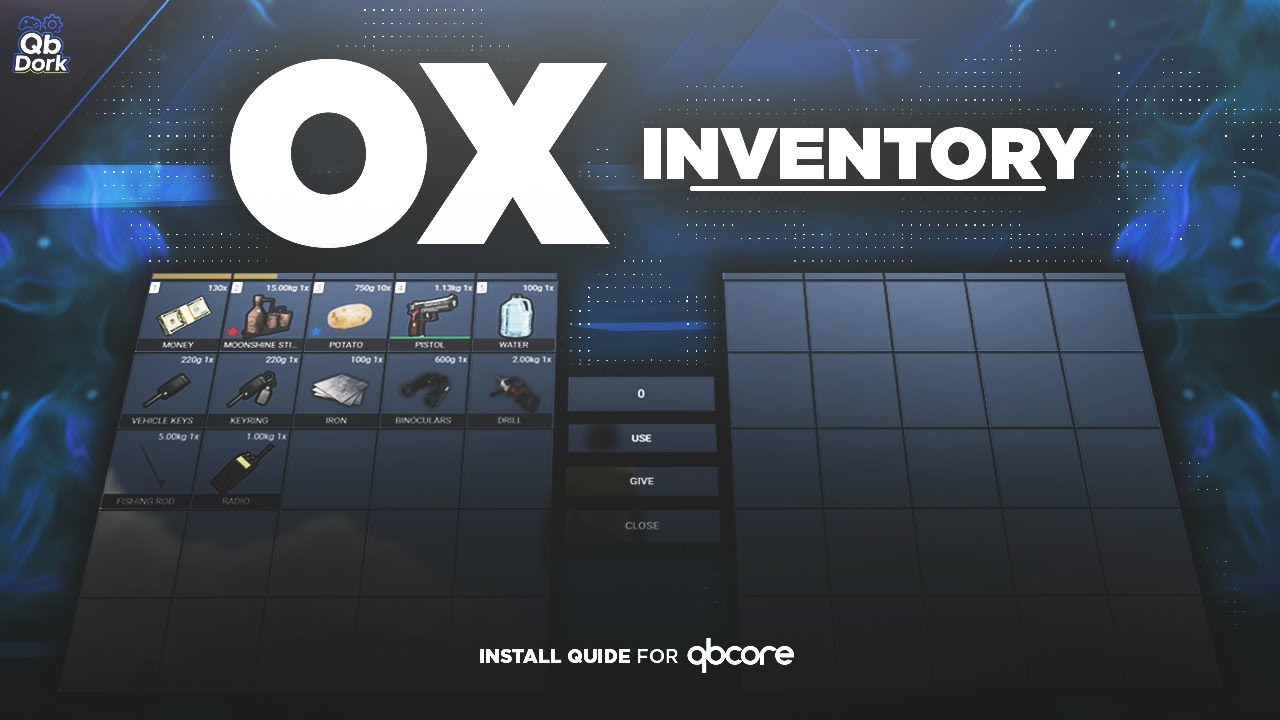 Ox Inventory - Install Guide for QBCore | 2026