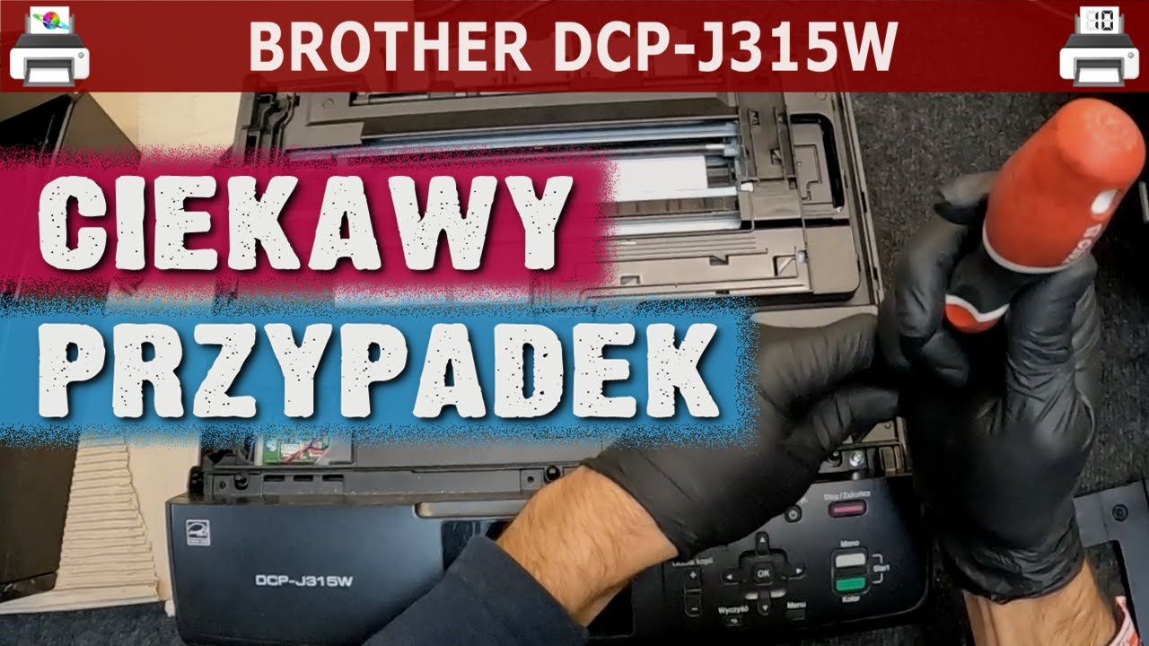 BROTHER DCP-J315W 🖨️ Ciekawy przypadek 😀