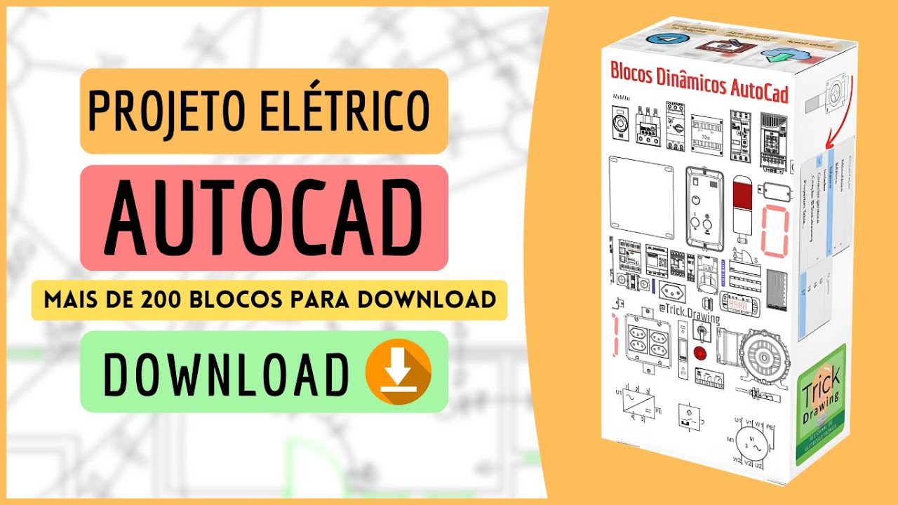 Como projetar no AutoCAD - Link para Download na descrição