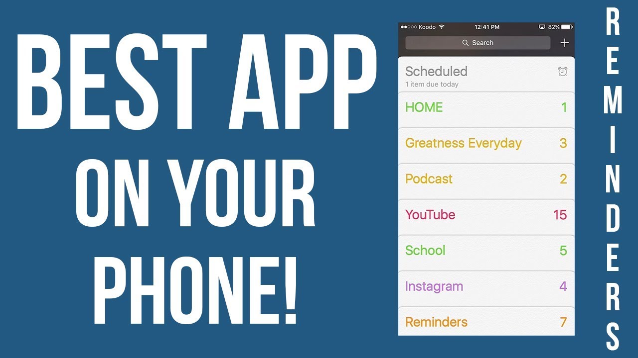 How To Use The Reminders App on iPhone