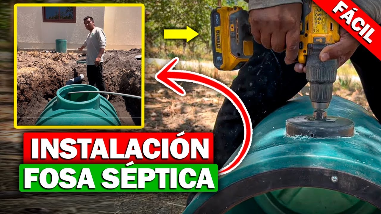 💥 INSTALACIÓN DE FOSA SEPTICA DETALLADO ✅APRENDE A INSTALAR una FOSA SÉPTICA FÁCIL