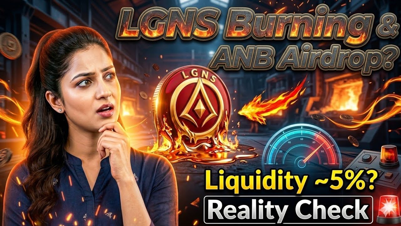 ANB Airdrop & LGNS Burning: Reality or Risk? 🔍 (Live Data Analysis)