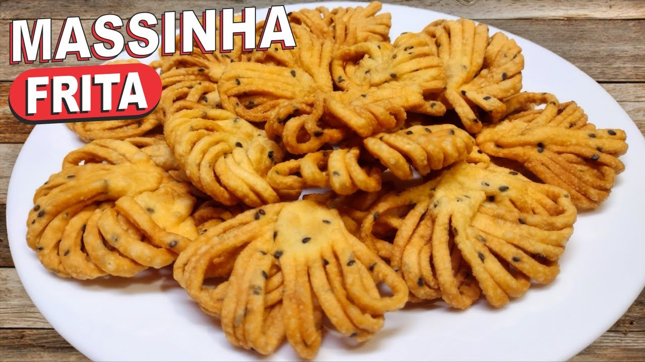 MASSINHA FRITA SEQUINHA E CROCANTE DE UM JEITO QUE VOCÊ NUNCA VIU