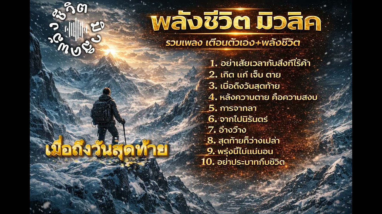 รวมเพลง เตือนตัวเอง+พลังชีวิต |#music #song #remix #sad