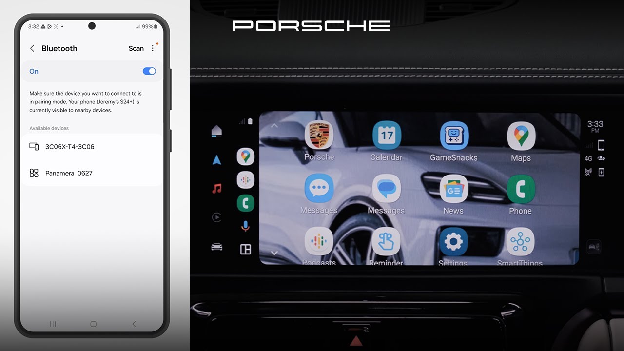 Know Your Porsche | How to Set Up Android Auto in a 2024 Panamera | Panamera Tutorial