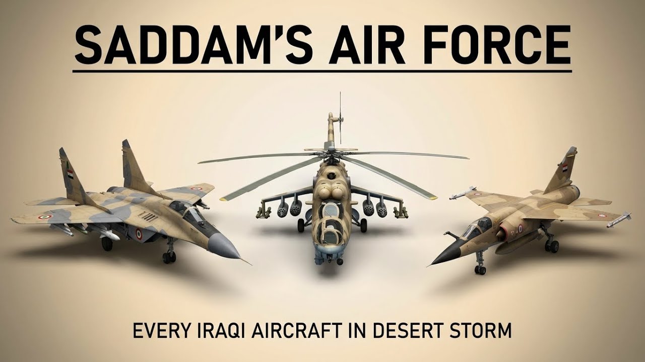 Every Iraqi Aircraft Used in Desert Storm