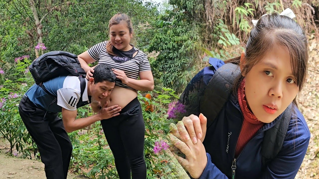 Chuong continued his business trip, leaving Thu at home with a 2-month pregnant belly.