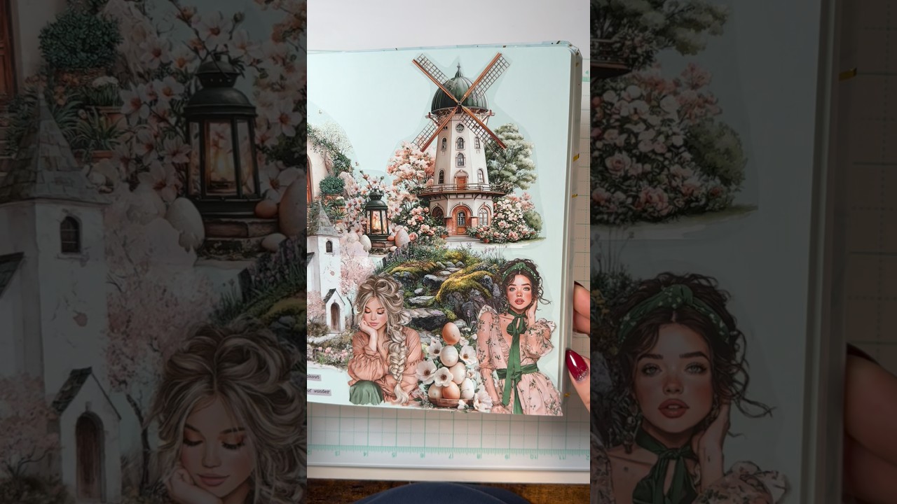 Spring aesthetic easter tape⸻#springvibes #springmood #creativejournal #journalingcommunity