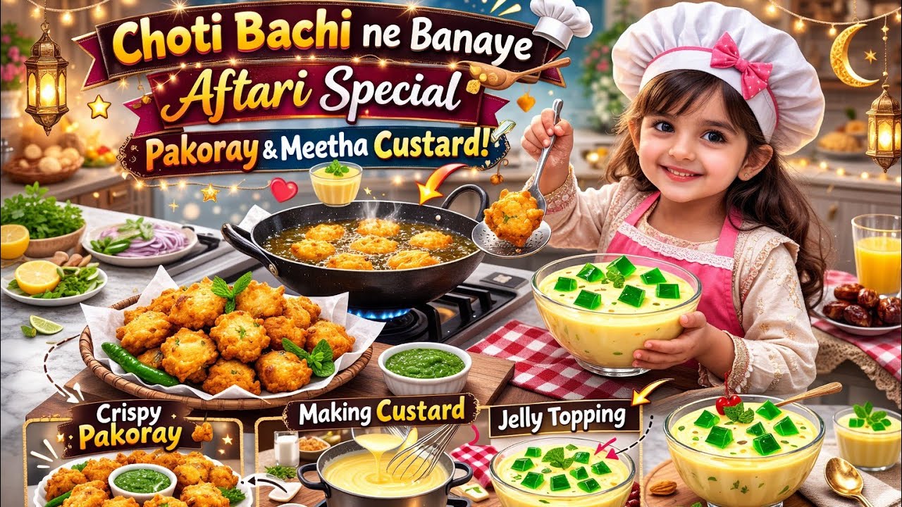 Aftari with Love: Pakoray & Custard by Choti Bachi 💕