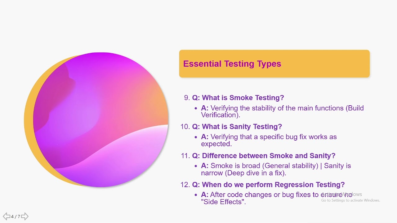 أهم 20 سؤال إنترفيو مانيوال تيستينج (الجزء 1) | Manual Testing Interview Questions