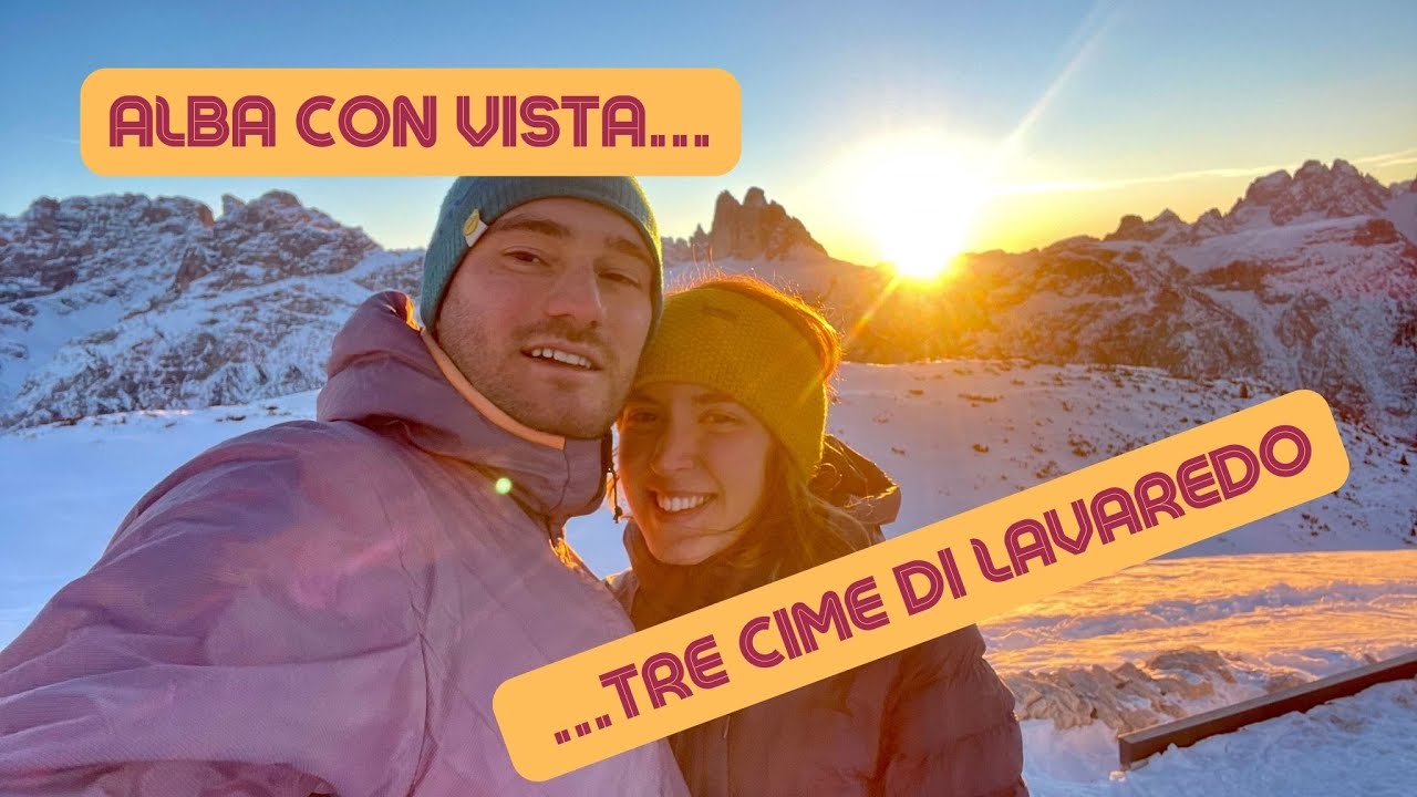 Alba magica con vista Tre Cime di Lavaredo!! Strudelkopf / Monte Specie Skitour da Prato Piazza!!