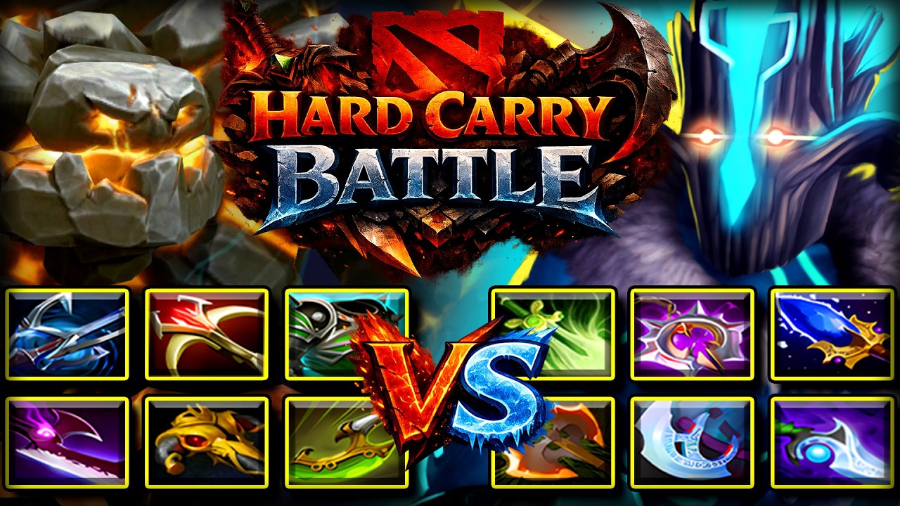 EPIC HARD CARRY BATTLE - Invisible Right Click TINY Vs. Sonic Slash Speed Juggernaut - 7.41d DotA 2