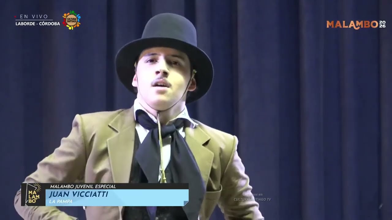 Juan Vicciatti Malambo Juvenil Especial La Pampa Laborde 2026