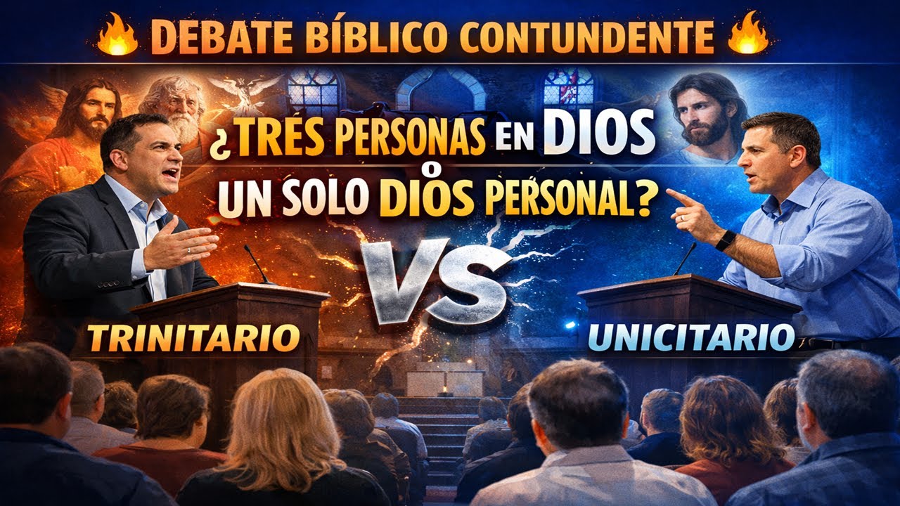 🔥 DEBATE BÍBLICO CONTUNDENTE 🔥¿Debemos adorar a TRES personas en Dios o a UN SOLO DIOS personal?⚔️