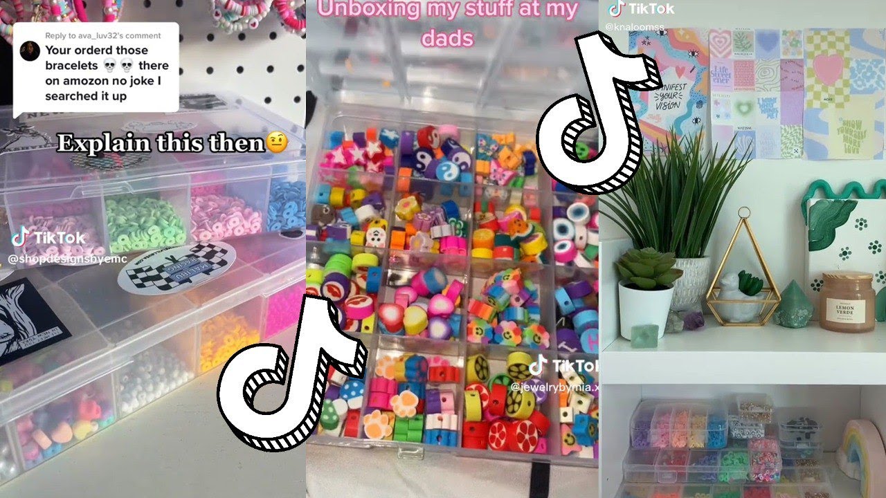 📿 Clay Bead Bracelet Making 💰 Small Business TikTok Compilation #73
