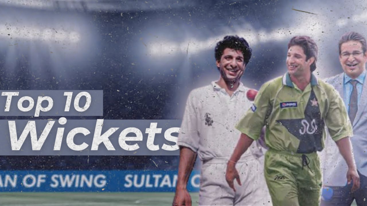 Top 10  Wickets of Wasim Akram | wasim akram Bowling