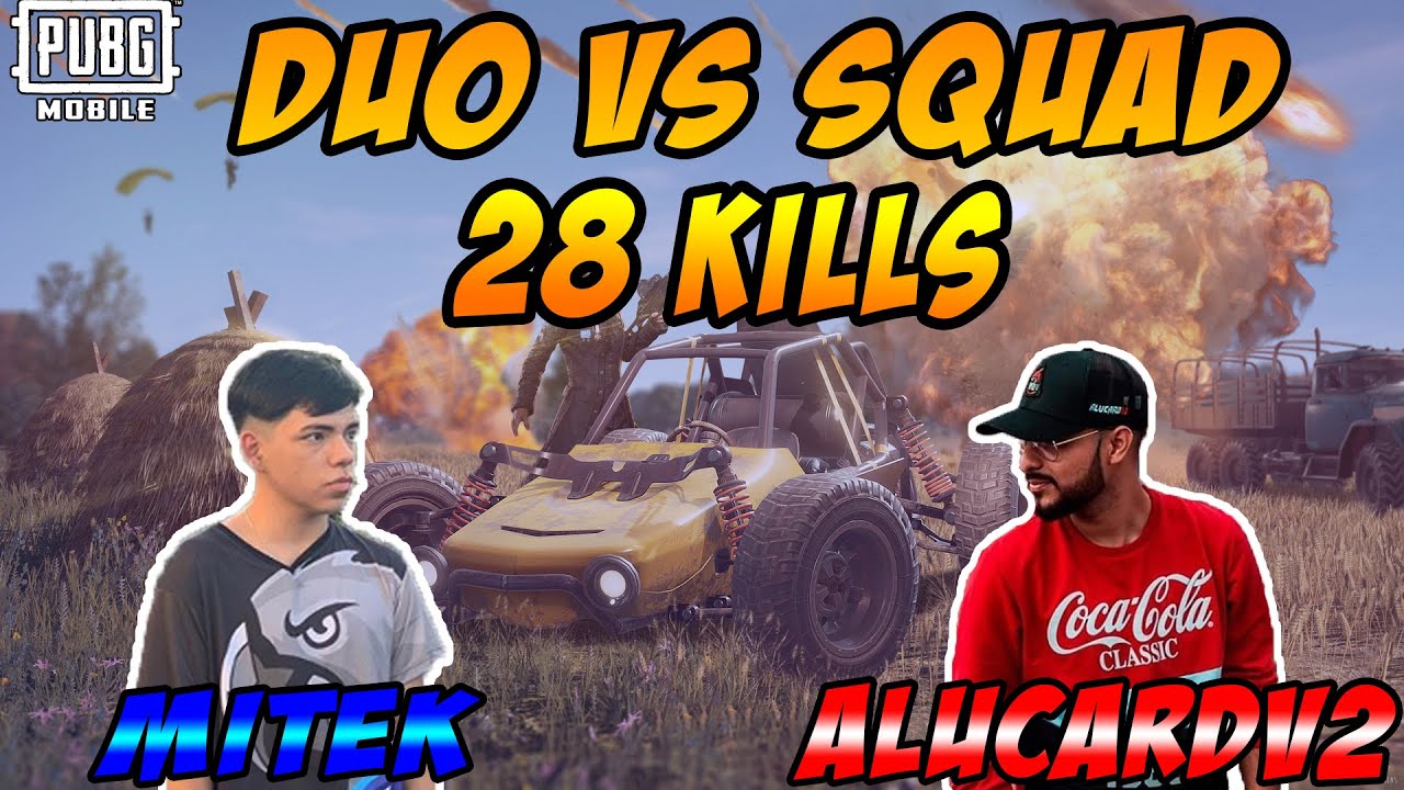 Duo vs Squad  - Mitek y AlucardV2 en miramar -  PUBG MOBILE