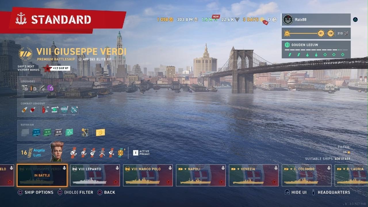 World of Warships: Legends Michelangelo wondering 8