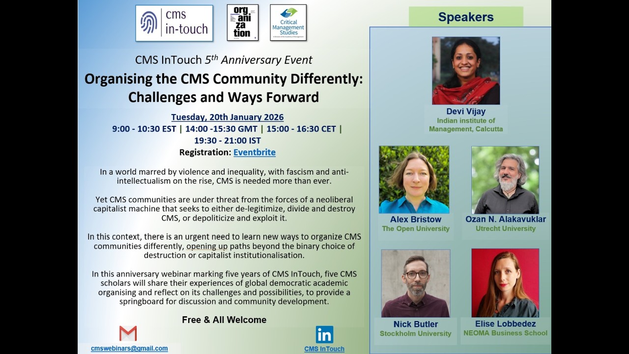 Organising the CMS Community Differently: Challenges and Ways Forward