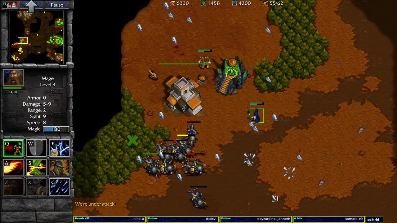 Warcraft 2 Remastered Tarantula 2v2