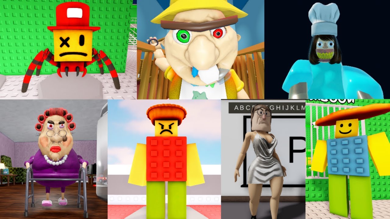 Roblox Escape Obby, NOOBINI PIZZANINI PRISON RUN, CHEEKY WOMAN ESCAPE, BABY BOBBY'S DAYCARE