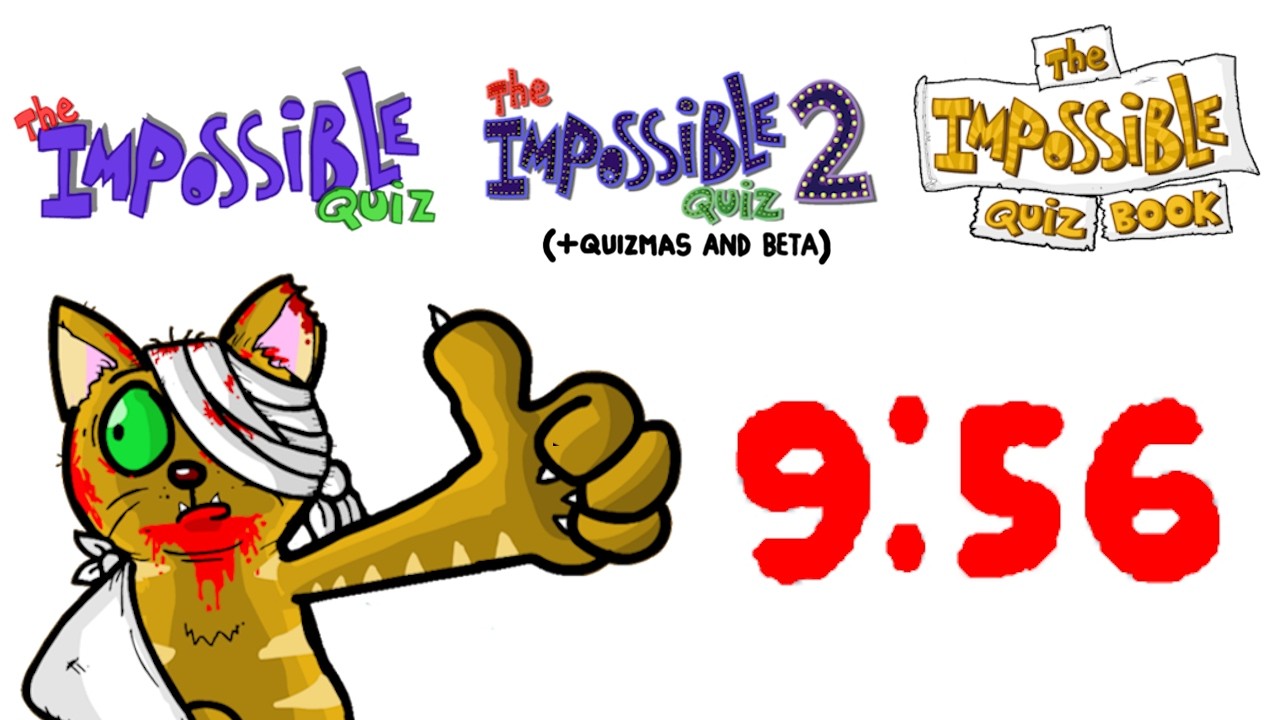 Speedrunning ALL Impossible Quiz Games in 9:56 (WORLD RECORD)