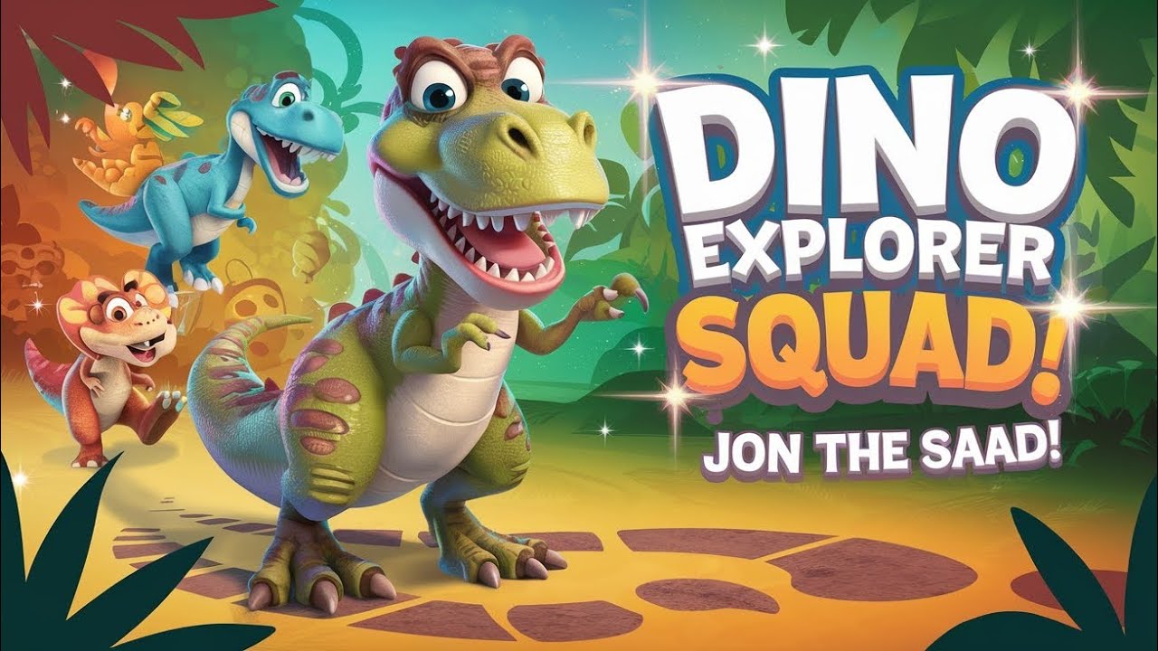 🦖🎉 Dino Explorer Squad - A Fun Adventure Song for Kids! Adventure (Cinematic version)