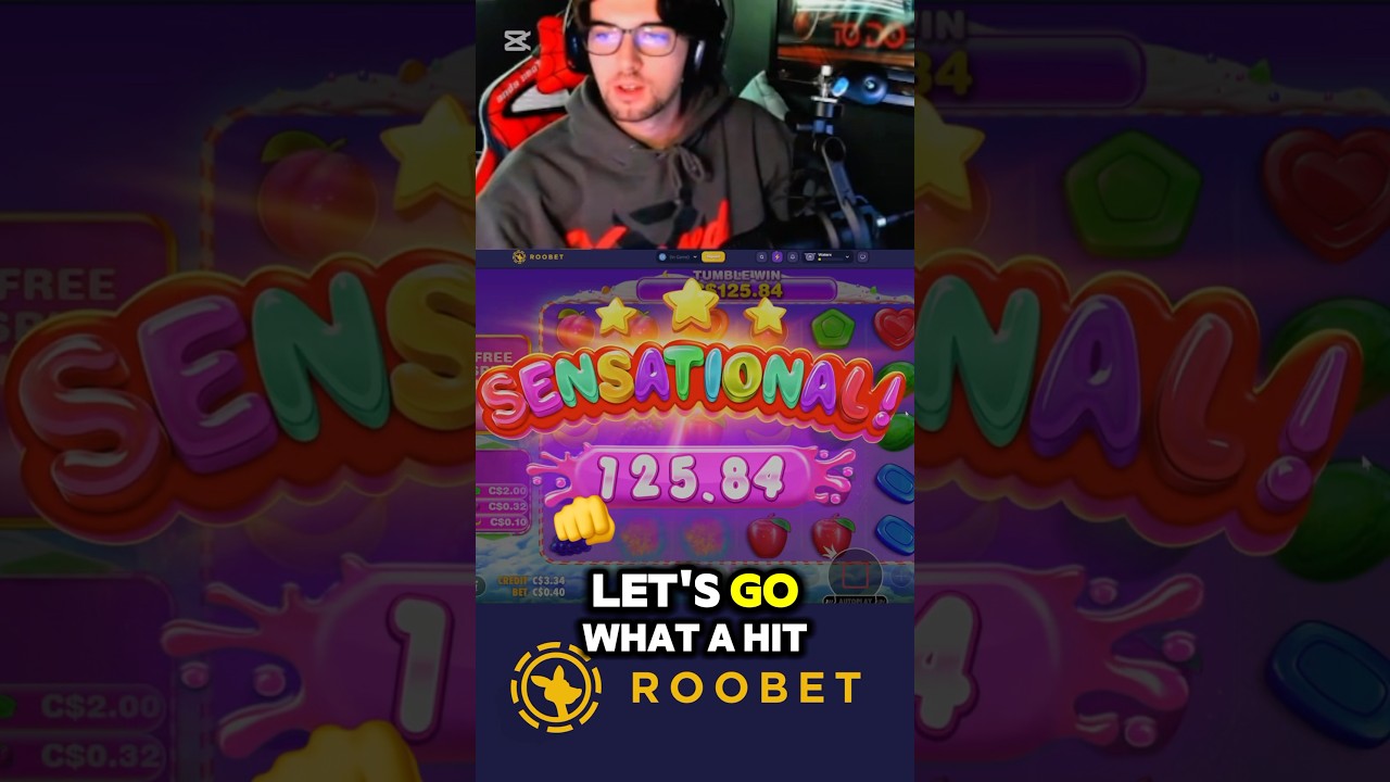 Massive Win On Sweet Bonanza 1000!!#roobet #slots #casino #gambling