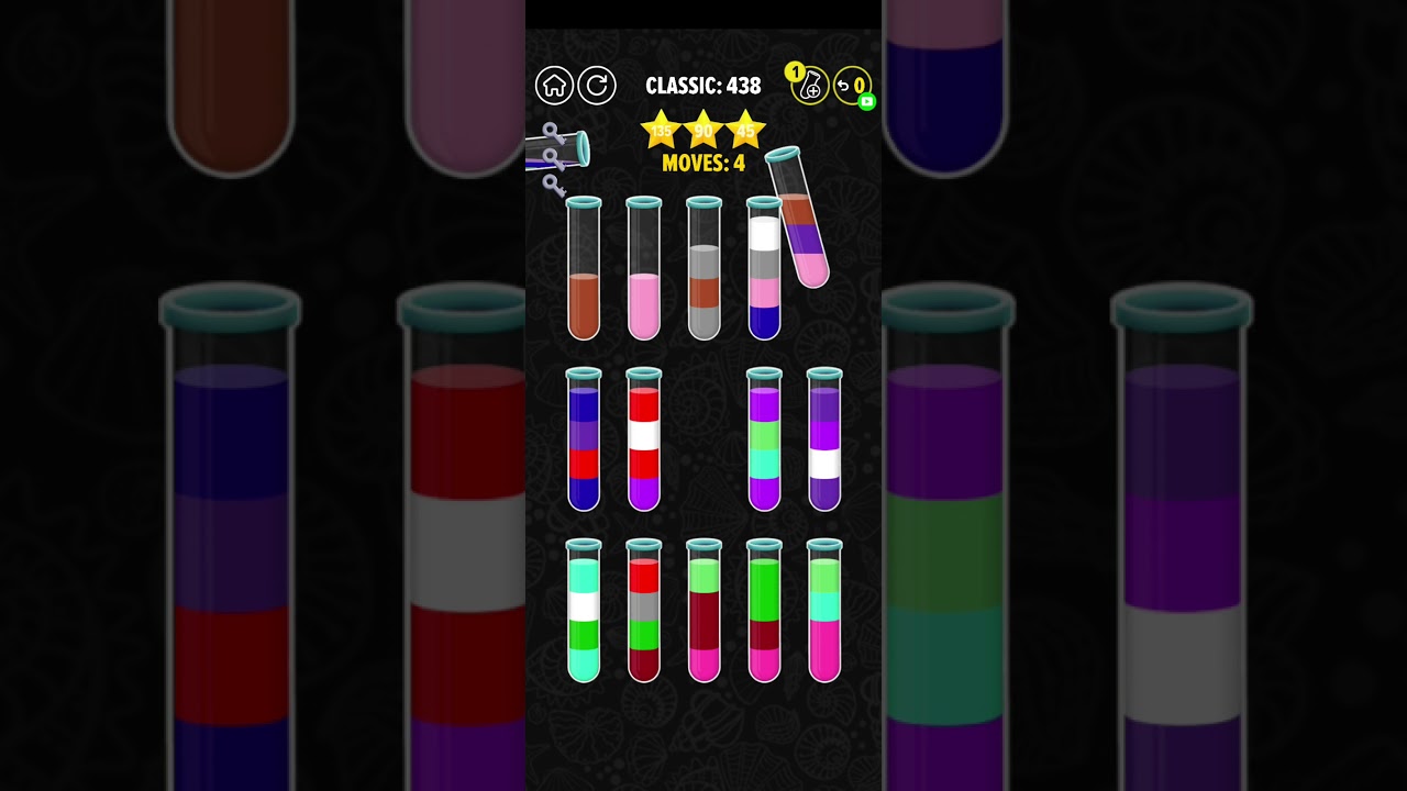 color water sort 3D level 438