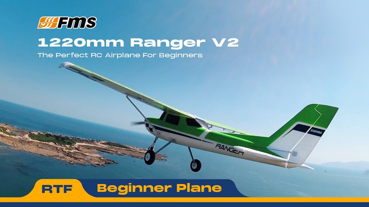 ✈️Available&nbsp;Now! Introducing the New FMS Ranger EP V2 &ndash; Your Perfect Beginner RC Airplane!