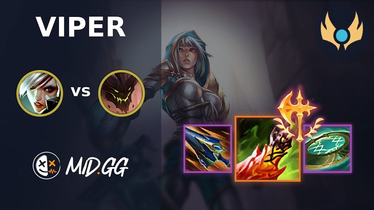 MID.GG: [ Viper ] Riven MID vs Malphite | NA CHALLENGER | LOL Season 2026