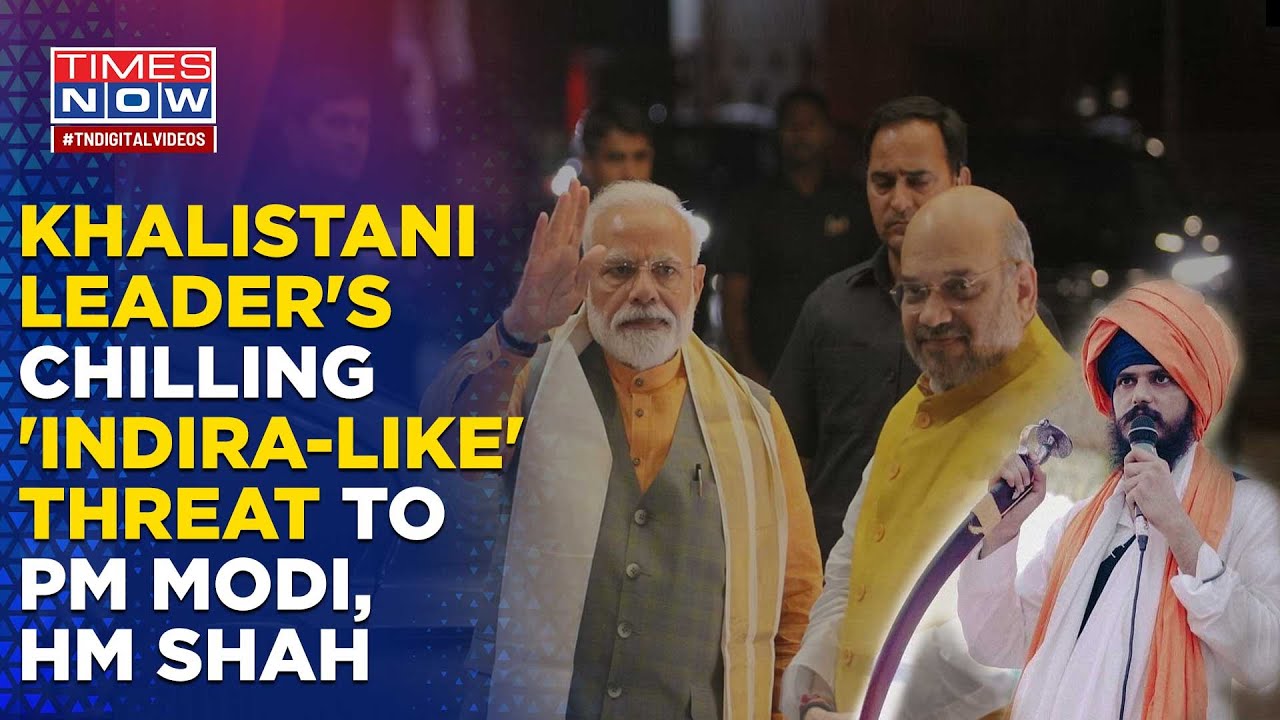 'Indira Tried And Failed...' Khalistani Leader Threatens PM Modi, HM Shah; BJP Questions Punjab Govt