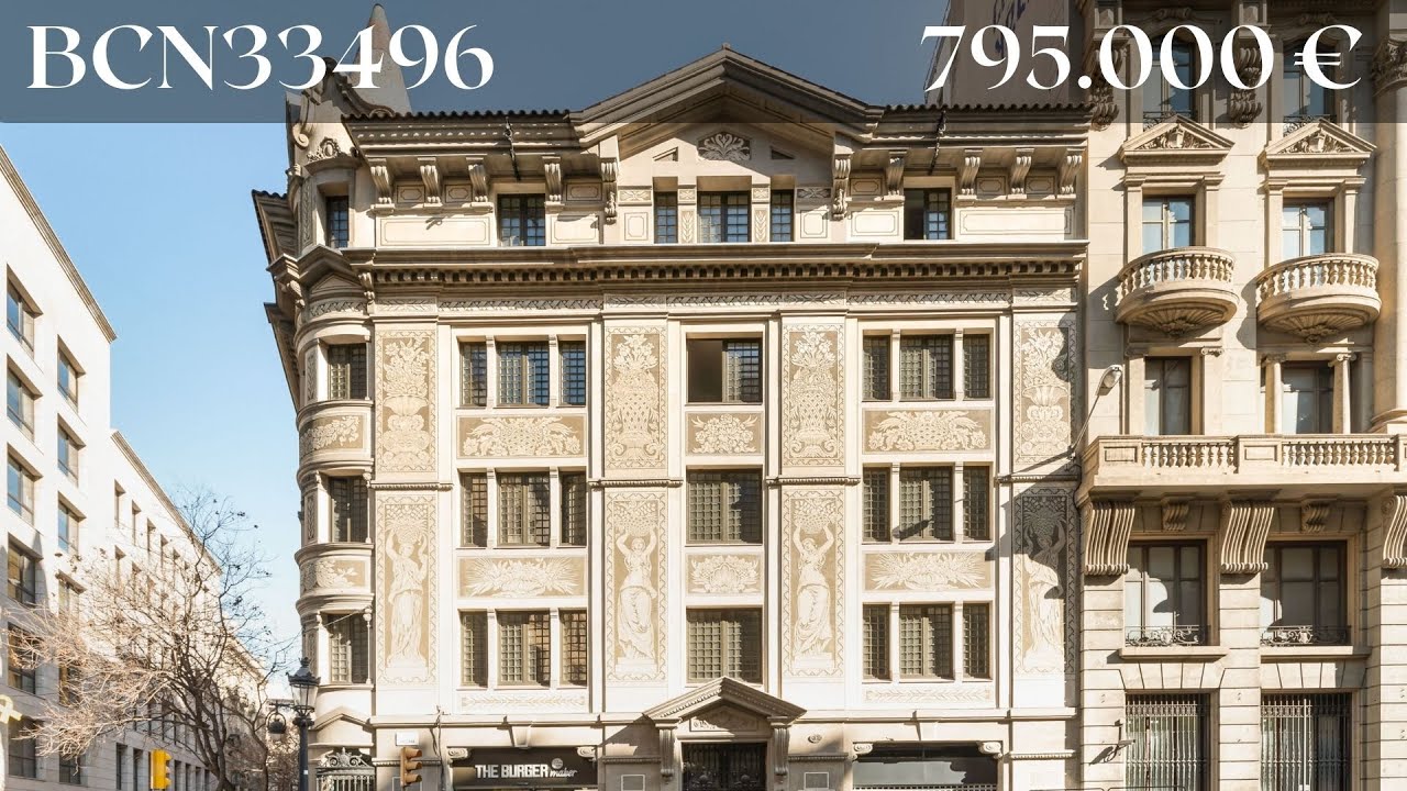 Lujoso piso de obra nueva en venta en el corazón de la ciudad de Barcelona