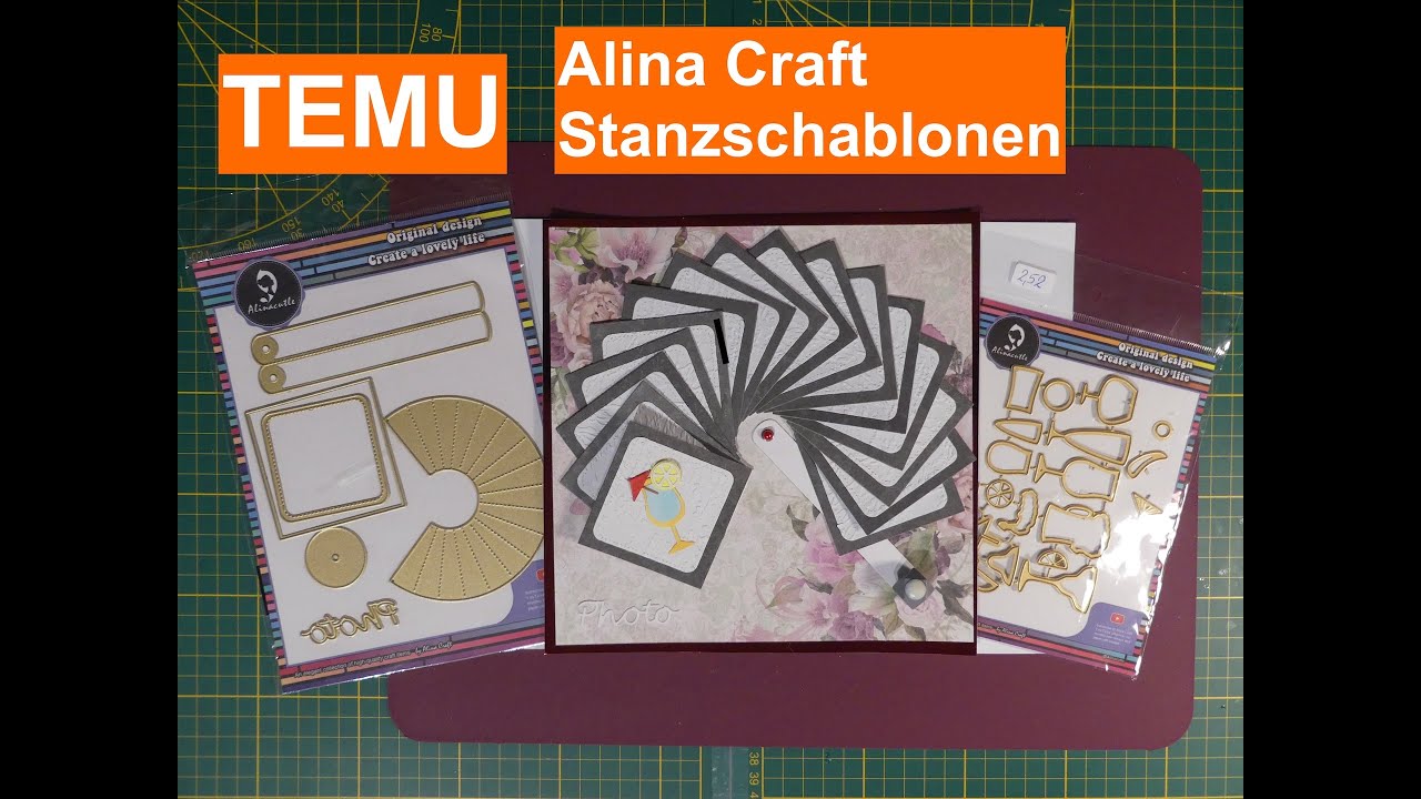 #TEMU NEUE #Alina Craft #Stanzschablone soooo Mega!!!!