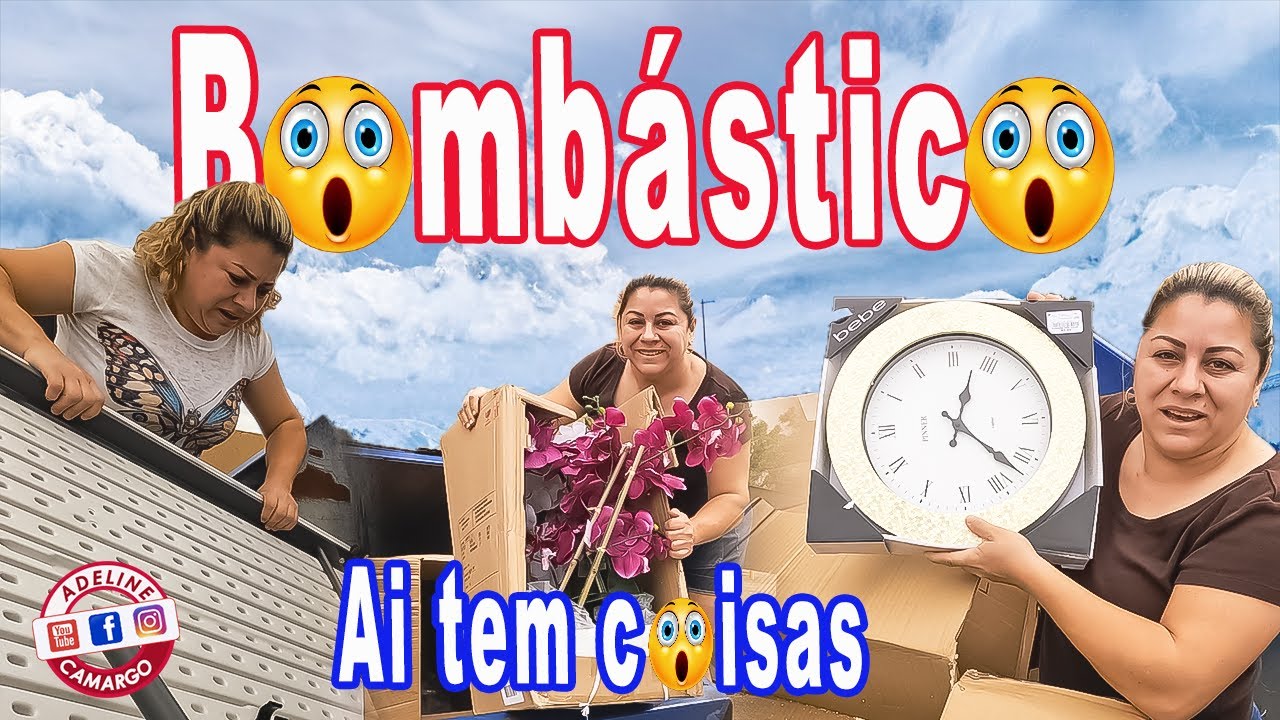 Mega achado nos dumpster da lojas usa | Adeline Camargo