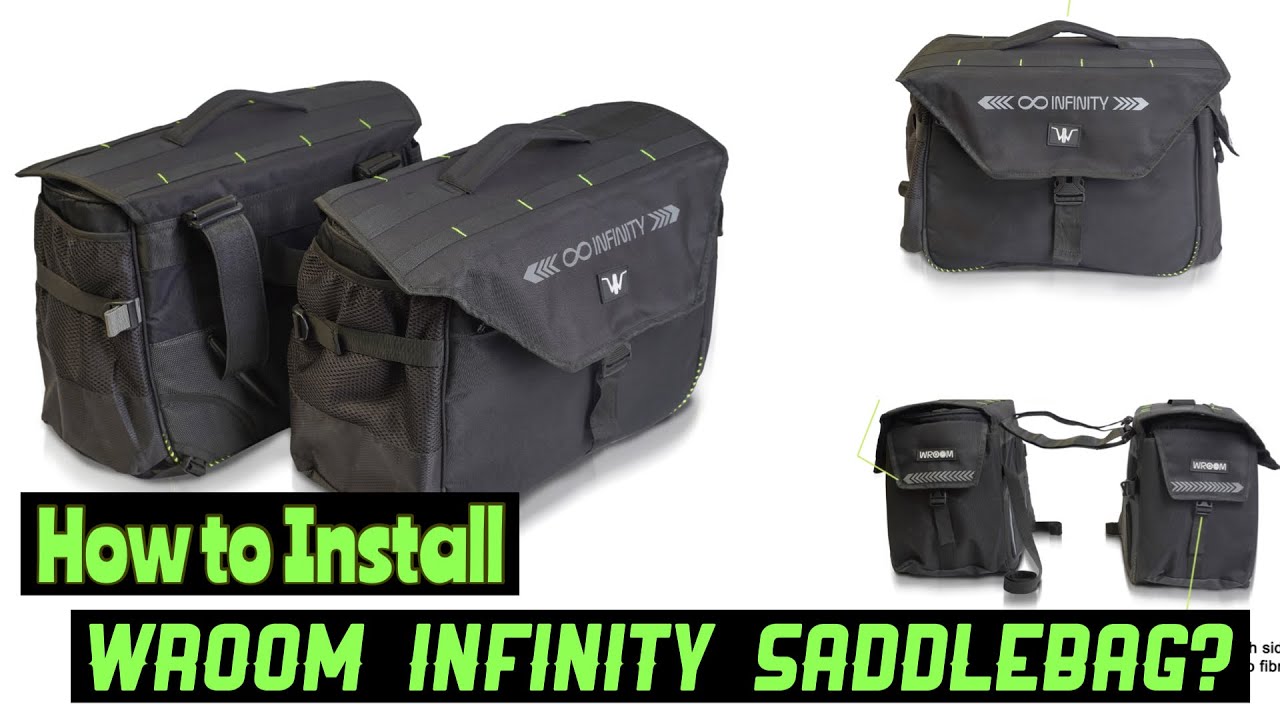 How to Install Wroom Infinity 100% Waterproof Saddlebag? | #GyaniGuruvar
