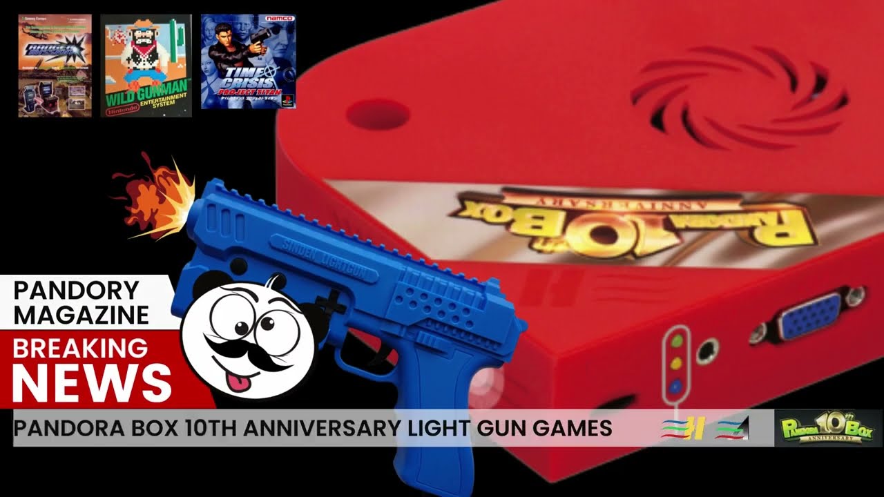 3A Pandora Box 10th Anniversary 2023 - Light gun games list