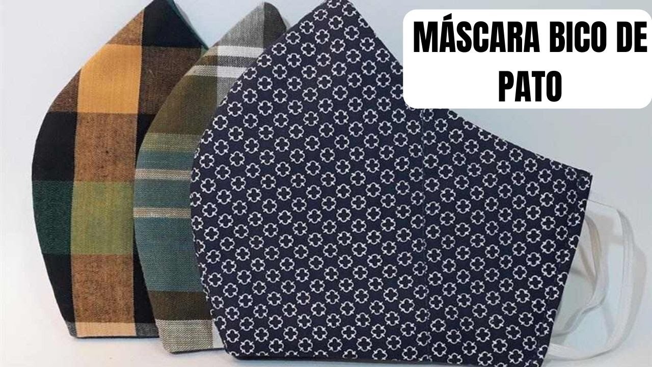 Máscara bico de pato!passo a passo muito fácil de fazer!
