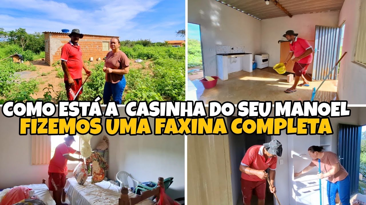 SEU MANOEL SAIU AS PRESSAS DO SÍTIO🏡 PARA O HOSPITAL 🏥, FIZEMOS UMA FAXINA COMPLETA NA CASINHA DELE 