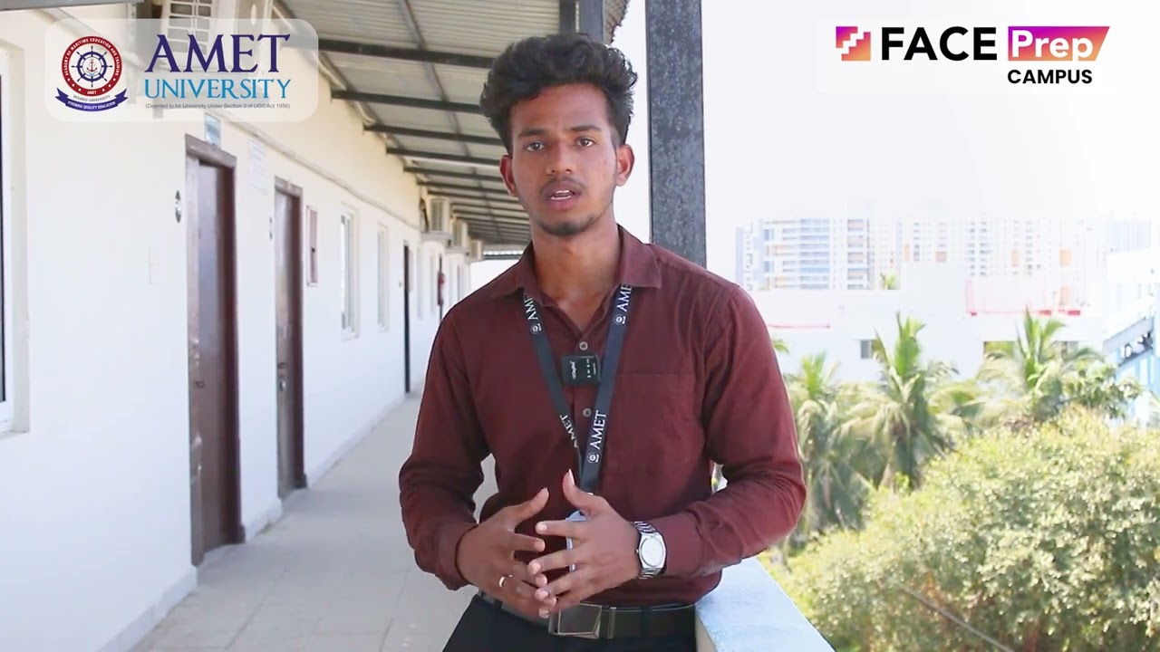 How FACE Prep Campus Shaped My Career Journey | AMET University | Chennai