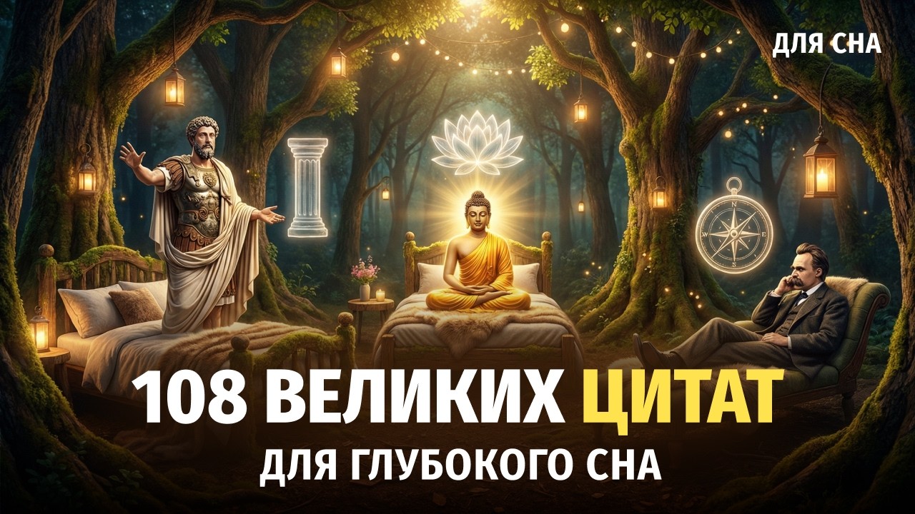 🧔🏔️🧘‍♂️ 108 великих цитат для глубокого сна. Обретите опору и покой. 🌙 Лекция для сна
