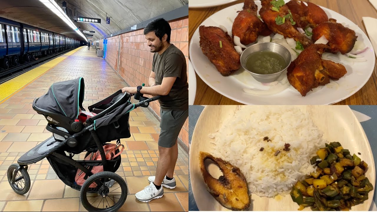 ইলিশ মাছ (Hilsa) দিয়ে ভাত, Montreal STM Metro যাত্রা এবং Indian Restaurants - Bonglish Vlog